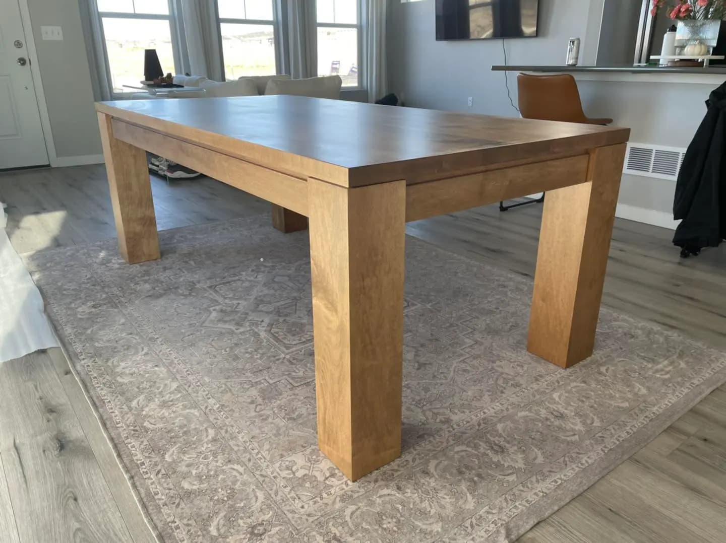 White Oak Custom Dining Table